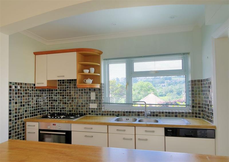 The kitchen at Oak Tree, Lyme Regis