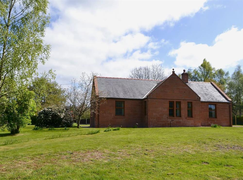 Large wrap-around garden at Perch Hall Cottage in Johnston Bridge, near Lockerbie, Dumfries and Galloway, Dumfriesshire