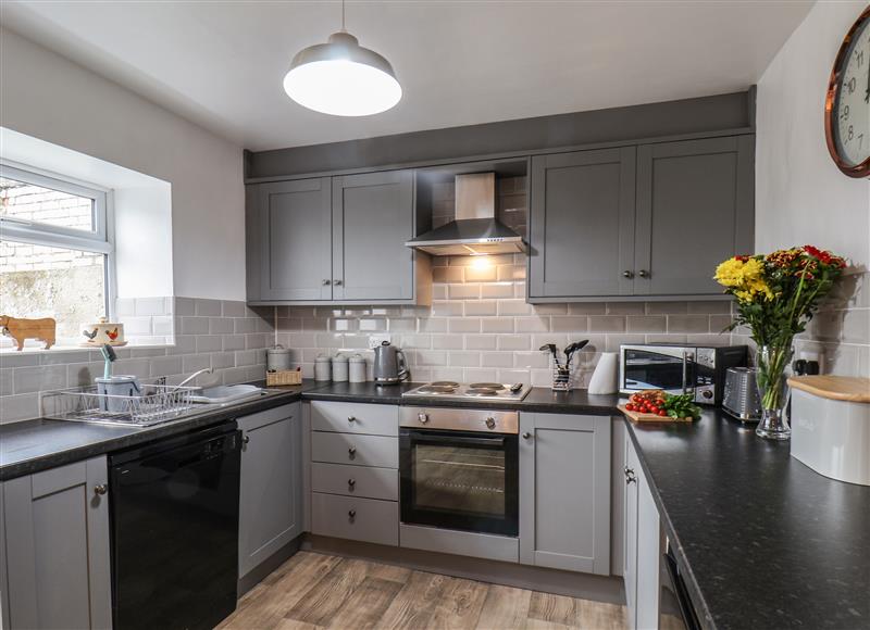 This is the kitchen at Stonerow Cottage, Lingdale near Boosbeck