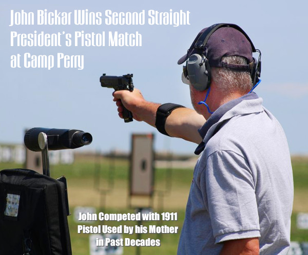 john bickar cmp national trophy match president's pistol match 1911 mother