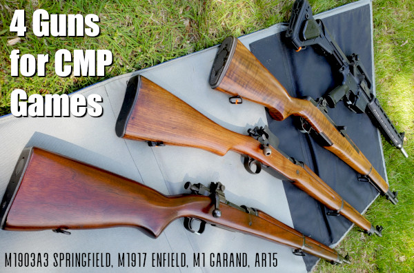 M1 Garand M1903 springfield .30-06 CMP Modern Military 4-Gunn