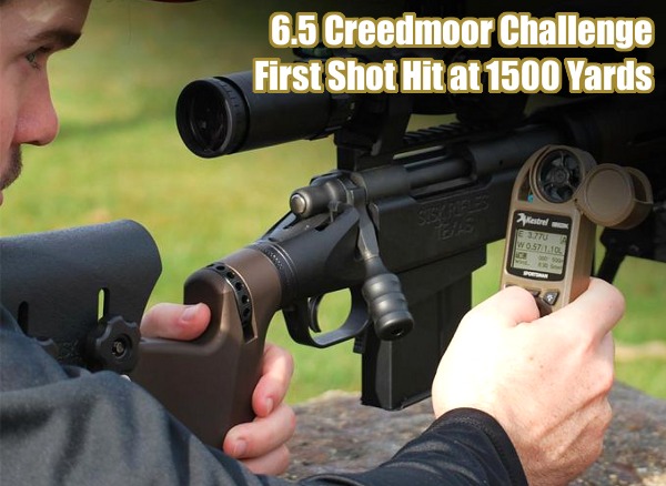 6.5 Creedmoor 1500 yards Kestrel