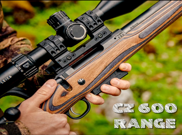 CZ 600 rifle action lux range trail Alpha controlled feed centerfire