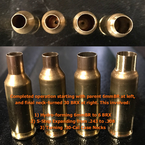 Darrell Jones DJ's Brass Service expanding brass 6mmBR 6BR BRX 30BR Hornady press