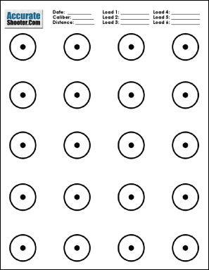 FREE Accuracy Precision Rifle Shooting Target