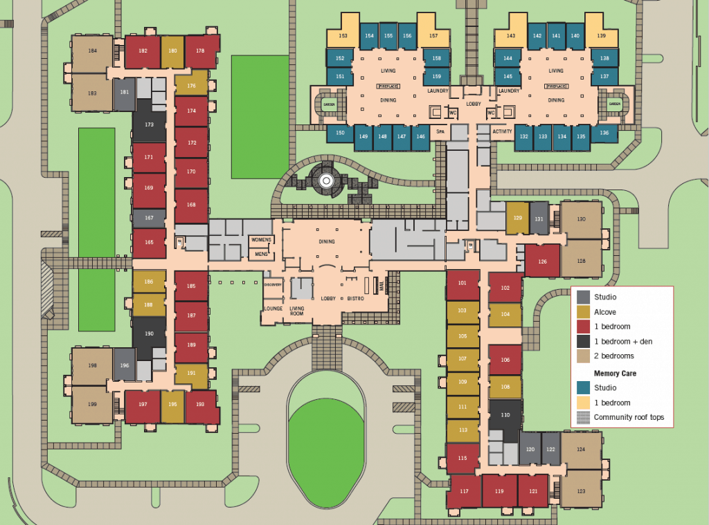 Independent Living Apartments in Mesa, AZ | Acoya Mesa Site Plan