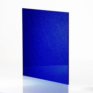 Thick Transparent Blue Plexiglass