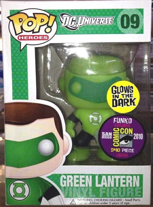 20 Of the most collectable and rarest Funko Pop Vinyls - Glow in the dark Green Lantern