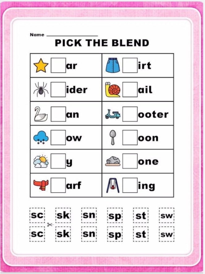 English Grade 1 Worksheets - Free Printable Worksheet