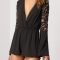 Adorable Black Romper Outfit Ideas17