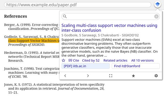 Look up abstracts and full text for the references.