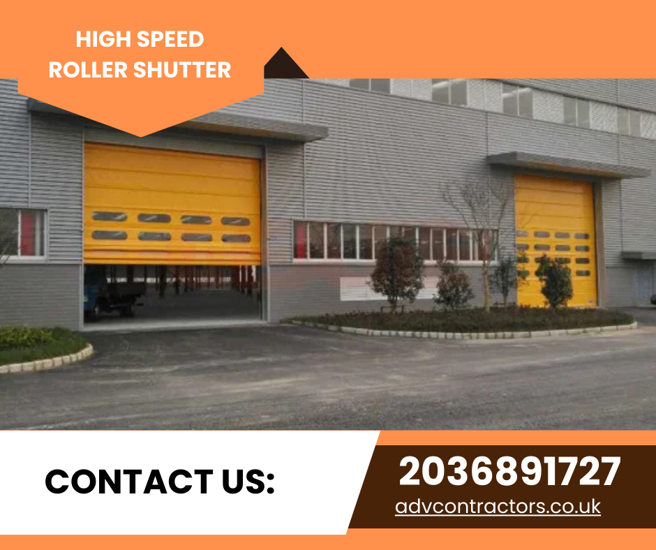 High speed roller shutter doors