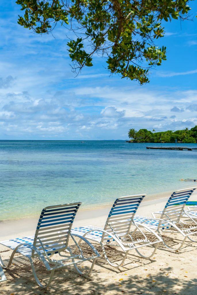 One of the gorgeous beaches on the Rosario Islands, Colombia