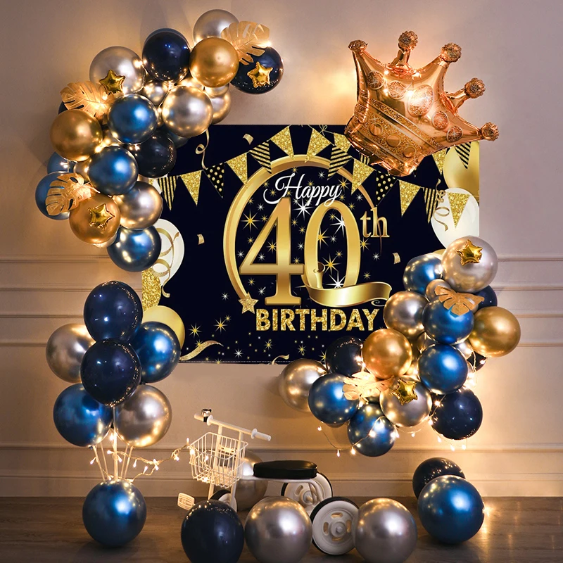 Decorations Accessories 40th Birthday | Birthday Decoration ...