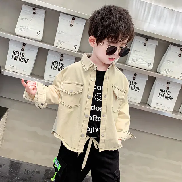 2020 Spring Fall Long Sleeve Baby Shirts for Boys Shirt with Pockets High  Quality Fashion Korean Boy Toddler Clothes Age 2-9 T - AliExpress Mother &  Kids