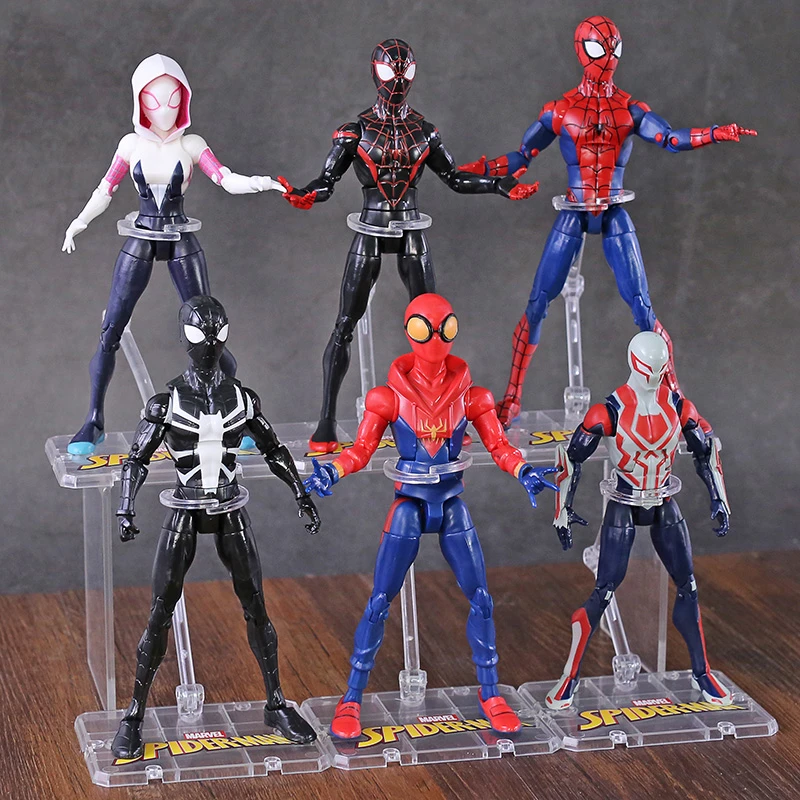 Marvel Spider Man Ritorno A Casa Spiderman 2099 Agente di Gwen Stacy Donna  Ragno PVC Action Figure Giocattoli|null| - AliExpress