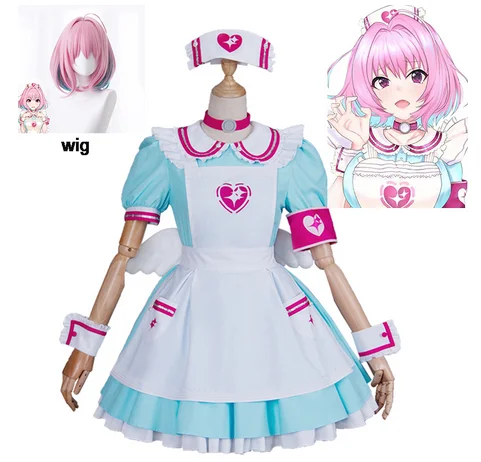 Disfraz de Cosplay de The Idolmaster Cenicienta, Yumemi Riamu, disfraz de  sirvienta, vestido de hombre y mujer para Halloween, disfraces de Carnaval  y peluca - AliExpress