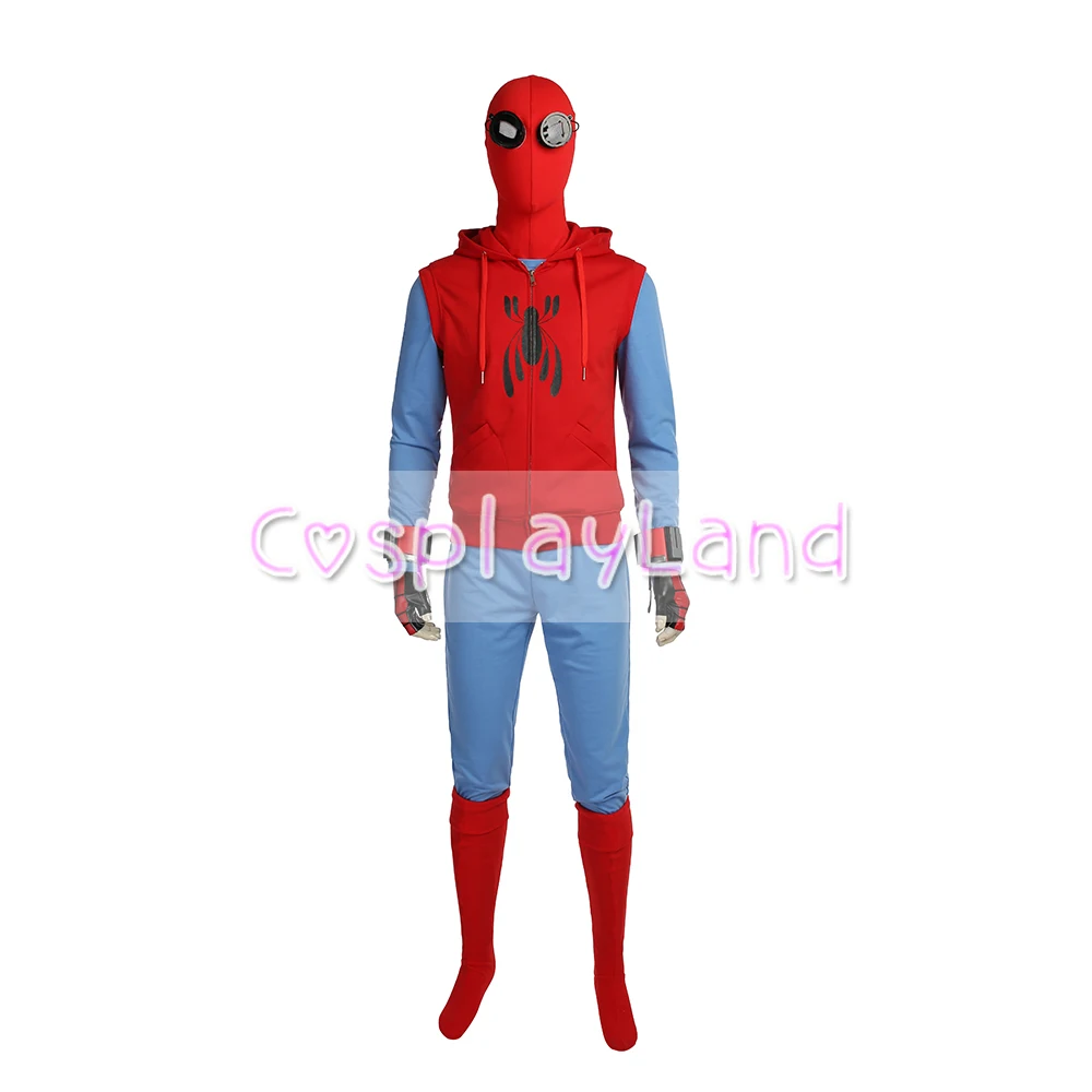 Spiderman Homecoming Cosplay Costume Tom Holland Spiderman Costume  Halloween Costumes For Men Suit Outfit Costumes - Cosplay Costumes -  AliExpress