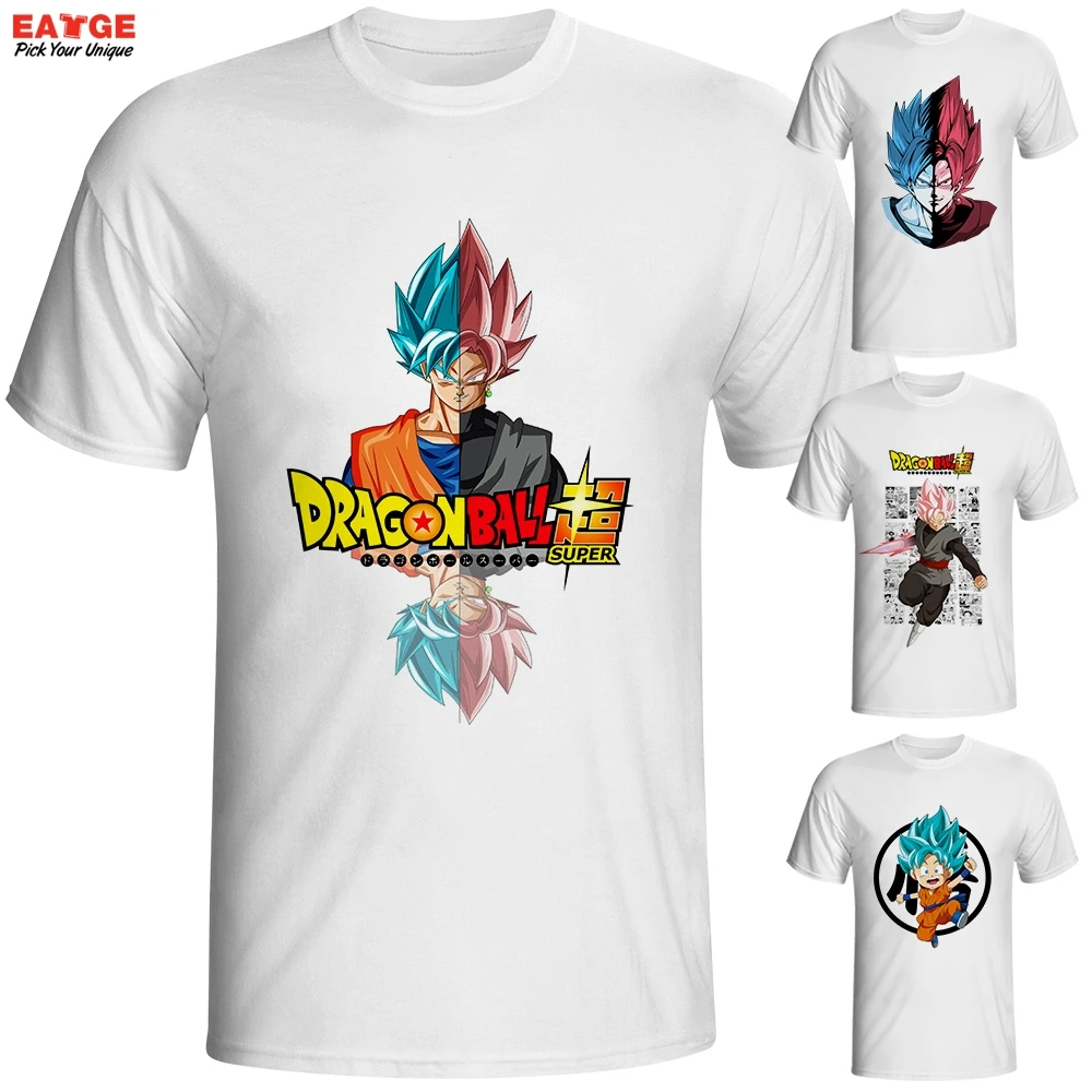 Dragon Ball Super Saiyan Rose T Shirt  Japanese Anime  Goku 