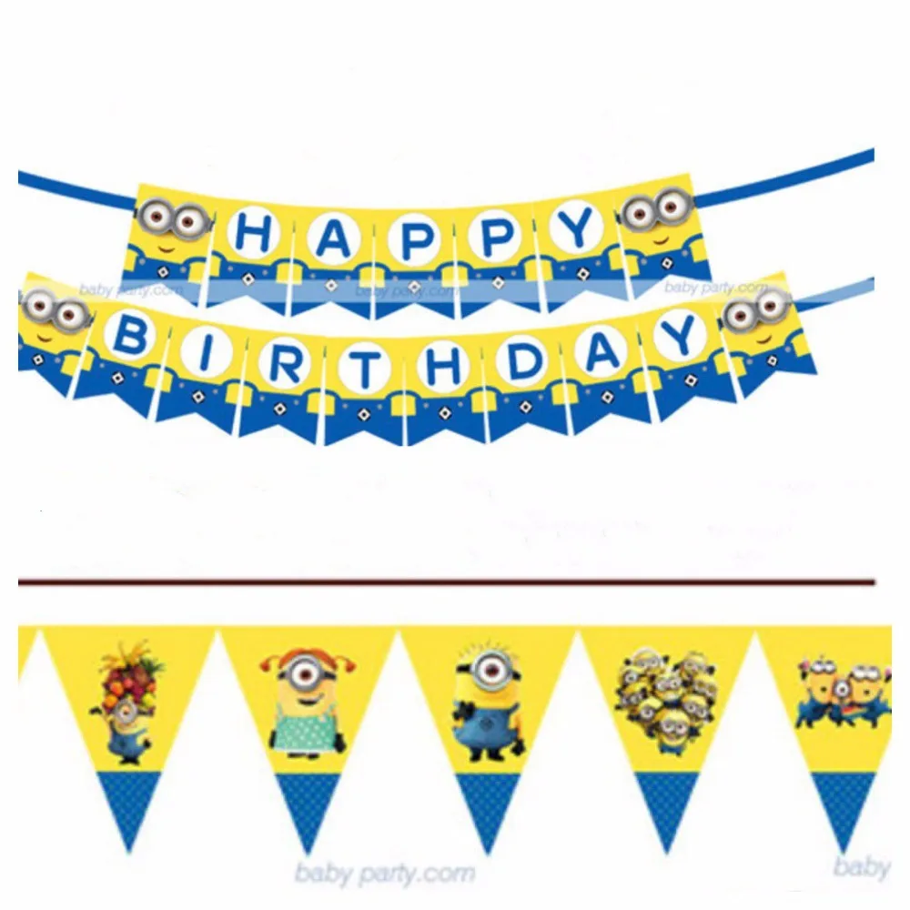 set of baby shower Spongebob HAPPY BIRTHDAY Banner ...