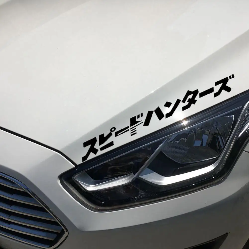 Japanese JDM Speedhunter Car  Sticker  Headlight Hood 