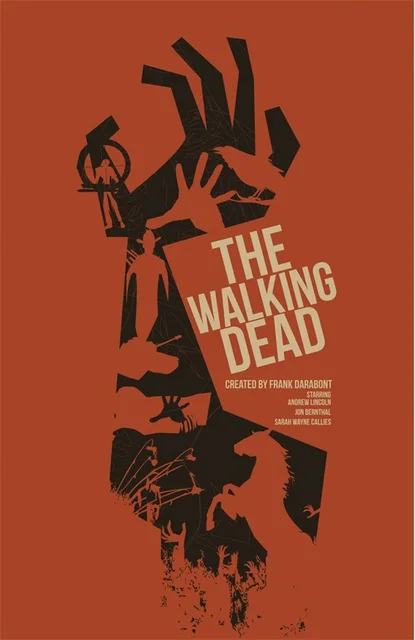 People Collection The Walking Dead Poster Classic Retro Vintage Kraft ...