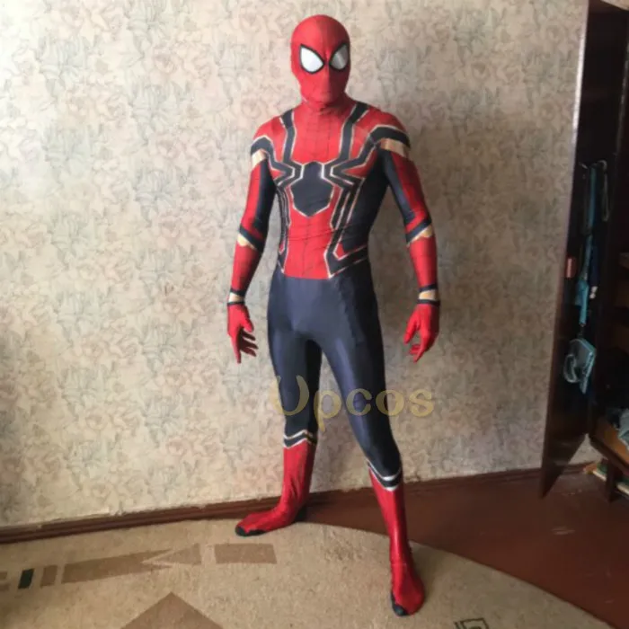 Wholesale Spiderman Costume Spiderman Home Cosplay Costume Tom Holland Iron Spider  Man Suit disfraz|Game Costumes| - AliExpress