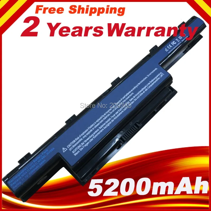 Laptop Battery For Acer Aspire 4741G 4741Z 4743 4743G 4749 4750 4752 4755 4771 5333 5336 5349 5350 5551 5560 (15.4 Screen)