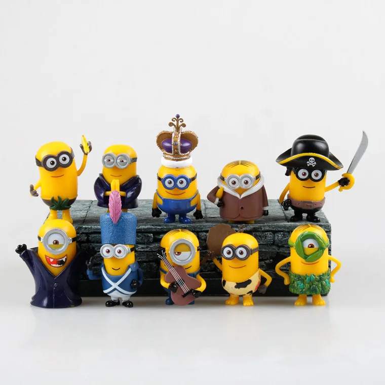 Anime Figure 10 pcs/set Despicable Me Minions Dolls Mini PVC Action ... - Anime Figure 10 Pcs Set Despicable Me Minions Dolls Mini PVC Action Figures KiDs ChilD ChilDren