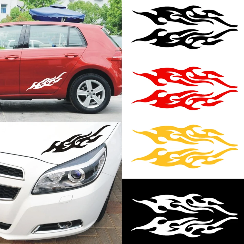 2pc Universal Car  Sticker  Styling Engine Hood Motorcycle 