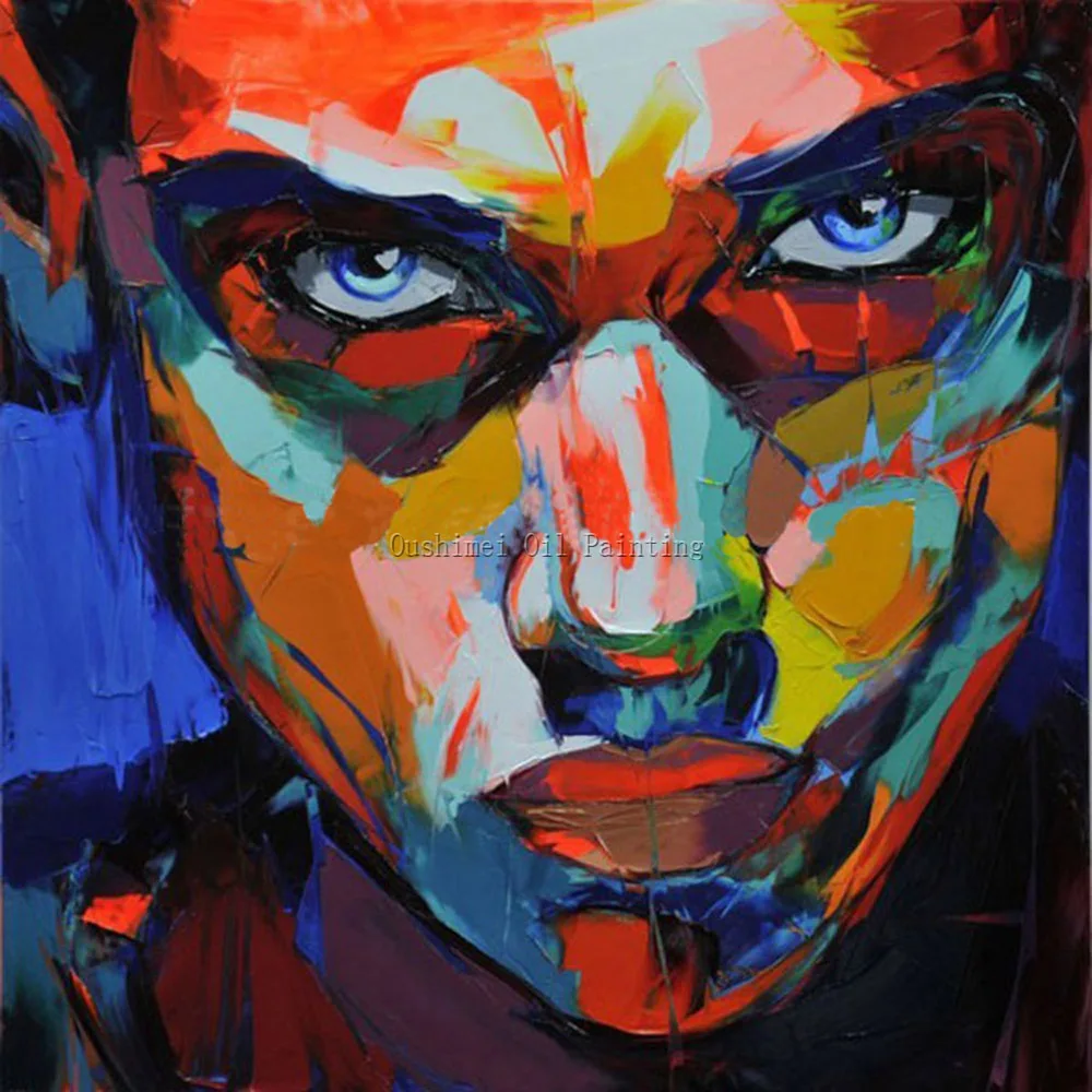 Abstract Portrait Oil Painting