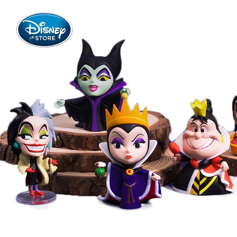 Disney Villains Series Blind Box Cartoon Maleficent Evil Queen Queen Of Hearts Desktop Cake Decoration Doll Collection Toy Gift Action Figures Aliexpress