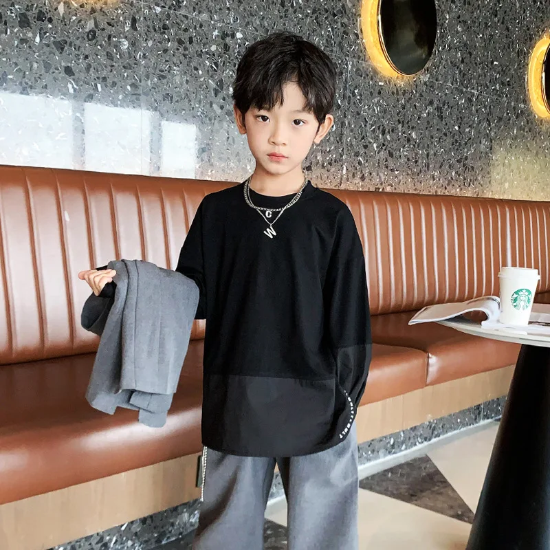 Boy Fashion New Korean Formal Suit Kids Casual Trend Dance Clothes  Teenagers Solid Color Hip Hop Costume Children Leisure Outfit - Children's  Sets - AliExpress