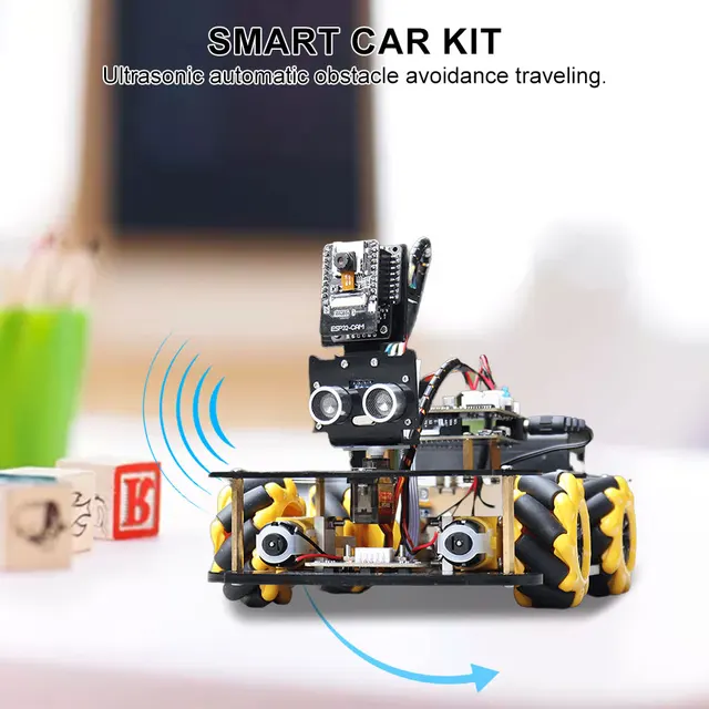 WIFI Video Robot Car Open Source ESP32 Car with Camera Programming DIY ...