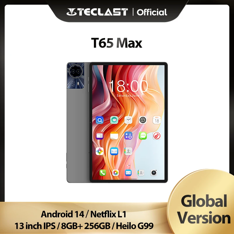 Teclast-T65-Max-Tablets-13-FHD-Display-MediaTek-G99-8GB-RAM-256GB-ROM ...