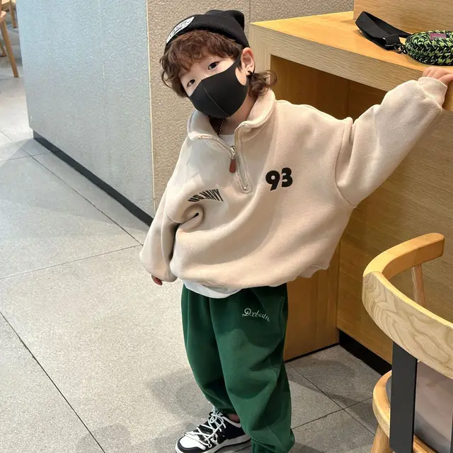 Korean Clothes Children Boy Winter | Korean Style Boys Kids Sweatshirt -  Children - Aliexpress