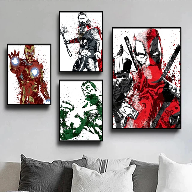 Thiết kế avengers bedroom decor phòng ngủ độc đáo với Avengers