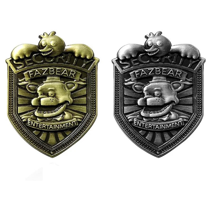 Security-Guard-Badges-for-FNAF-Freddy-Fazbear-Night-Guard-Pins-Badge ...