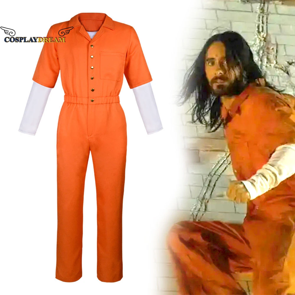 Michael Morbius Cosplay Costume Men Orange Jumpsuit Jail Outfit Halloween  Costume For Adult Orange Prisoner Costume| | - AliExpress