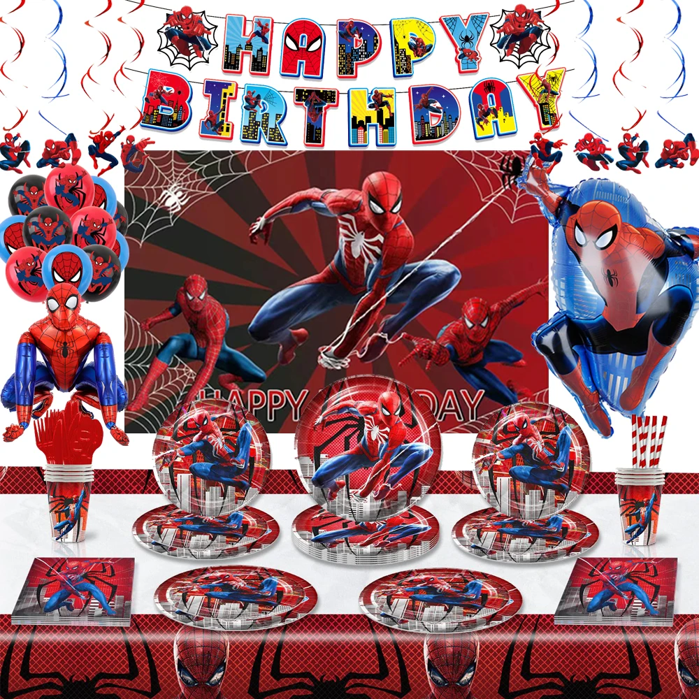 Spiderman Birthday Party Decorations | Spiderman Birthday Party ...