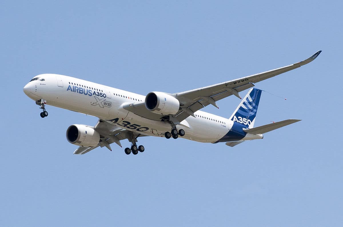 Vip Airbus A350 In Flight