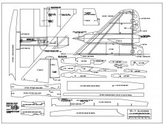 SR-71 Blackbird model airplane plan