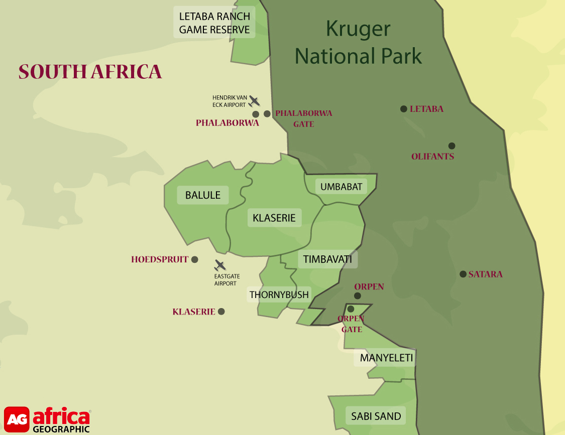 Kruger National Park Map