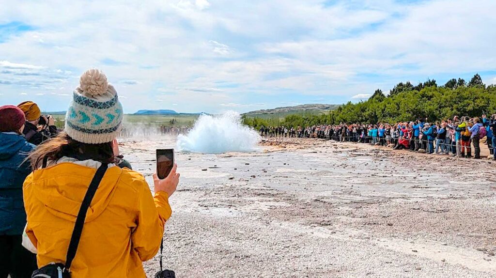 waiting-for-strokkur-geysir-golden-circle-main-attraction