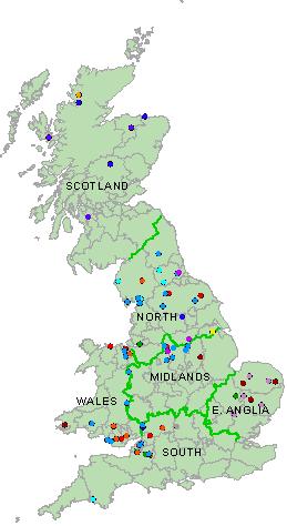 UK Region Map