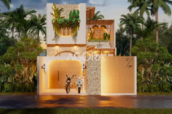 Desain Villa Bohemian 2 Lantai 2 Kamar Tidur Jimbaran Bali