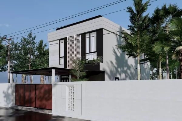 Desain Rumah Modern 2 Lantai 5 Kamar Tidur