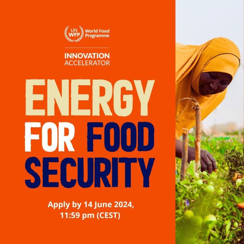 WFP Niger Innovation Challenge: Energy for Food Security (up to US ...