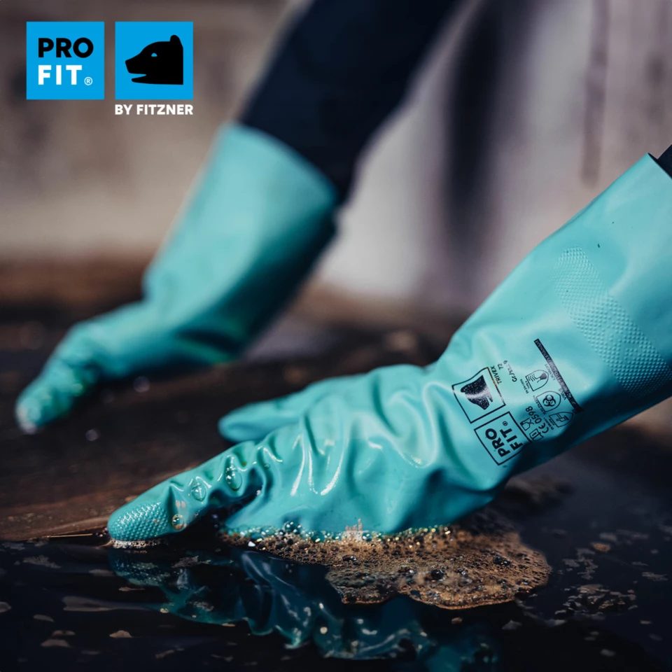 PRO FIT 72, Nitrile chemical protective gloves, image 2, gallery thumbnail