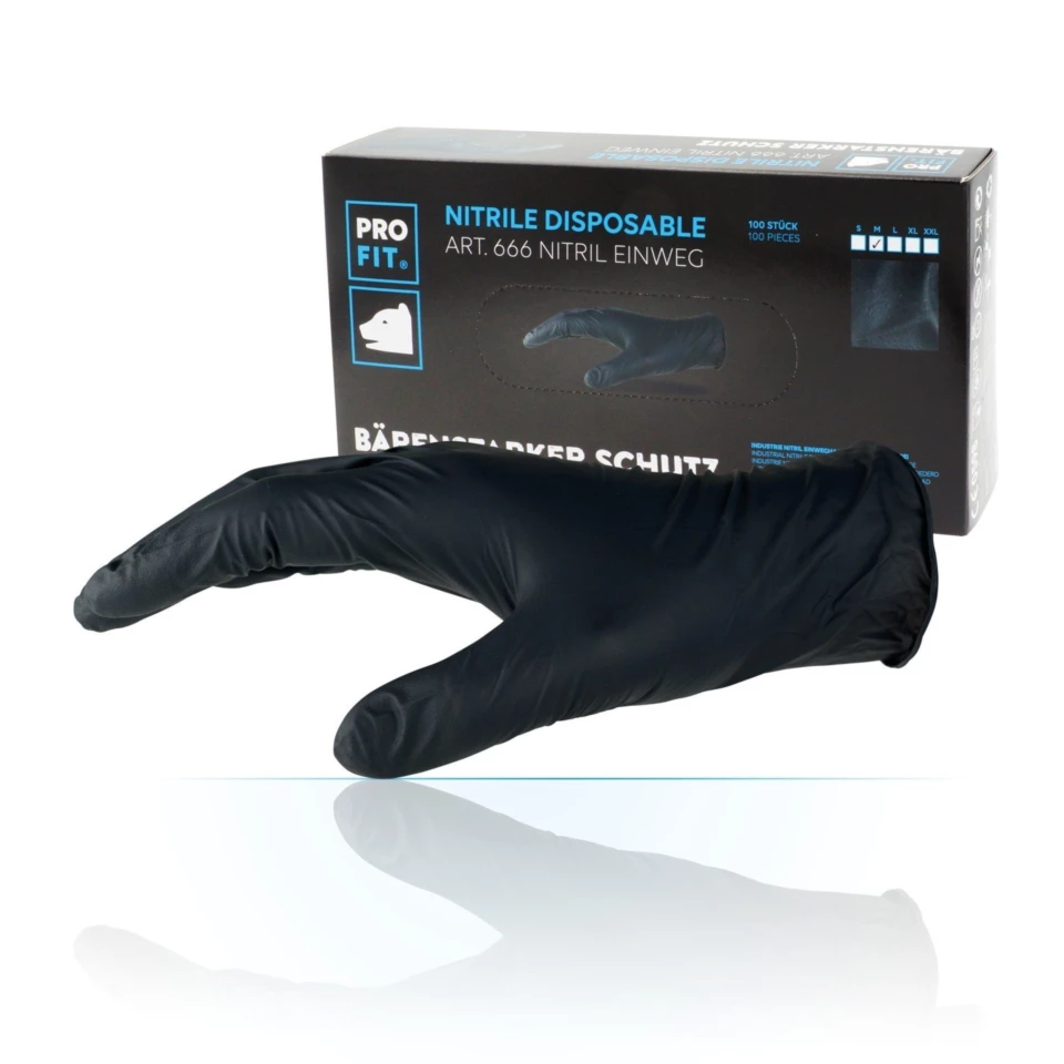 PRO FIT 666, Nitrile disposable gloves